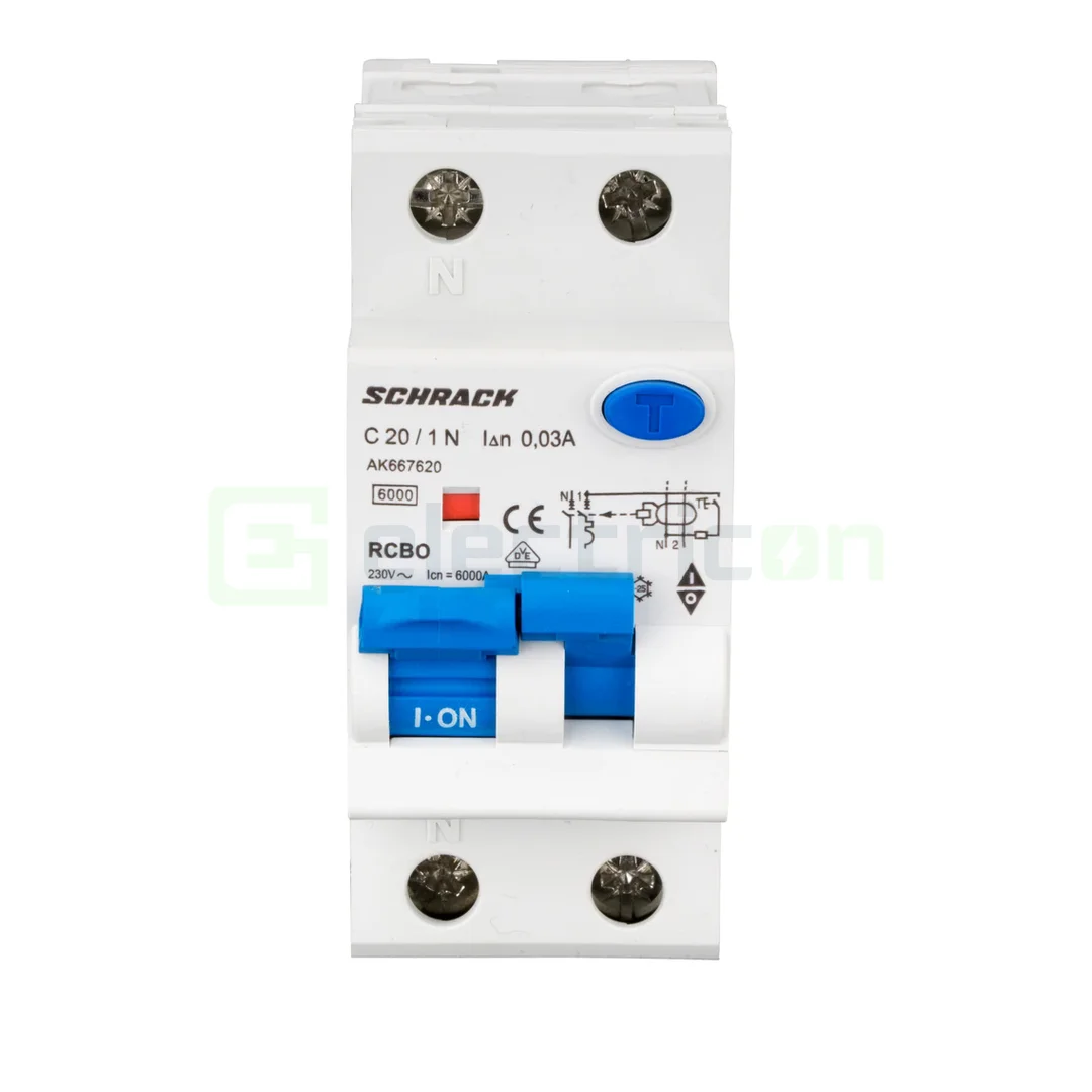 Siguranta RCBO 20A/30mA Schrack - AK667620 [2]