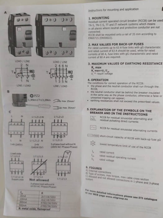 Intreruptor RCCB 40A/300mA ETI - 002061132 [3]