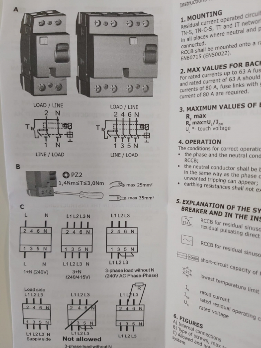 Intreruptor RCCB 40A/30mA ETI - 002061112 [4]
