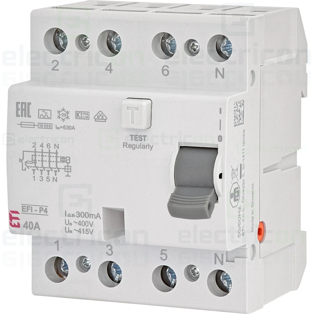 Intreruptor RCCB 40A/300mA ETI - 002061532 [1]