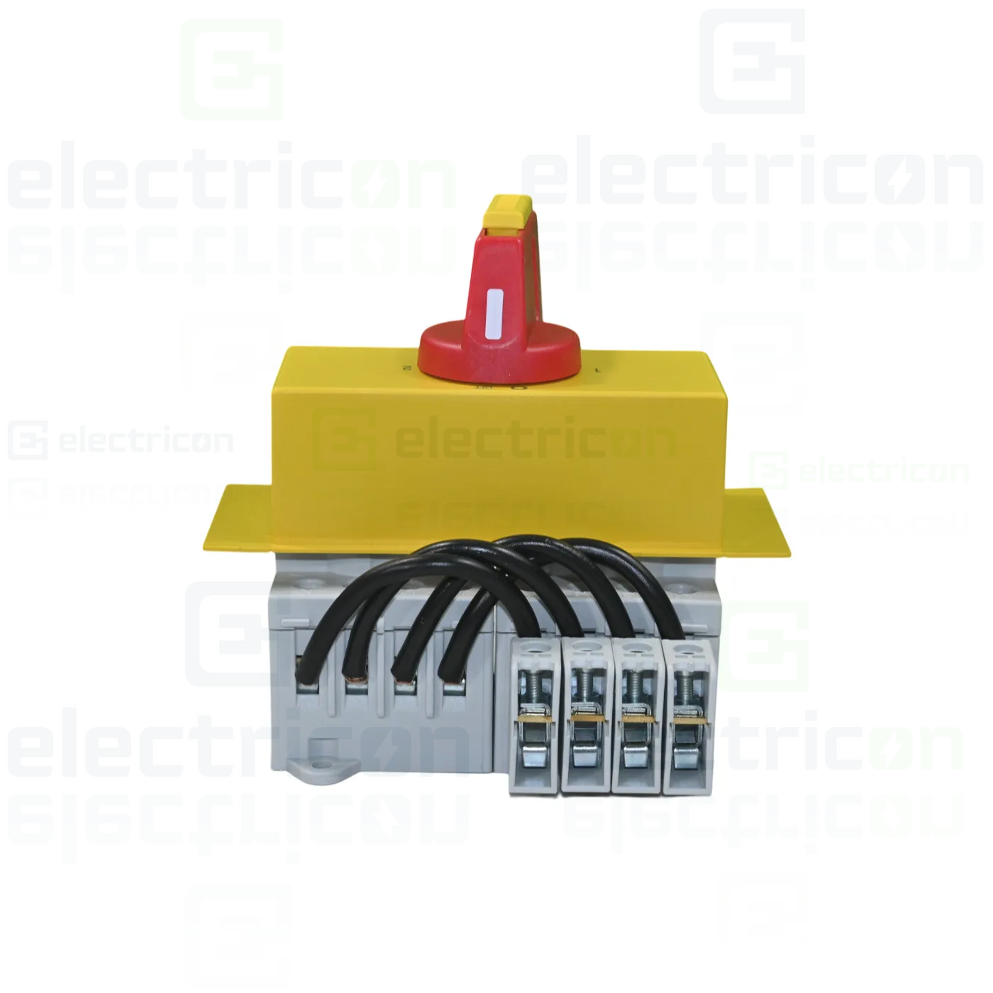 Intrerupator ON-OFF, de oprire de urgență, 4P, 40A, cu blocare, Schrack, IN8R5425 [4]