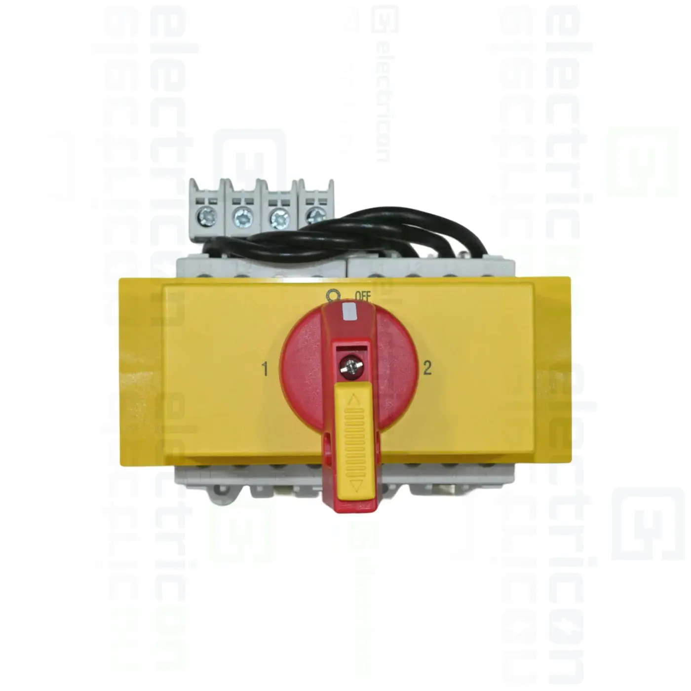 Intrerupator ON-OFF, de oprire de urgență, 4P, 40A, cu blocare, Schrack, IN8R5425 [1]