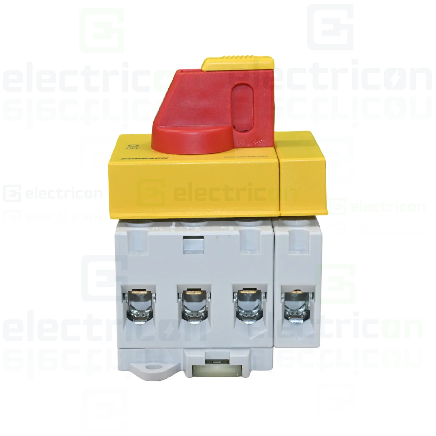 Intrerupator ON-OFF, de urgenta cu maneta, 4P, 80A, 22kW, Schrack, IN8R2428 [4]