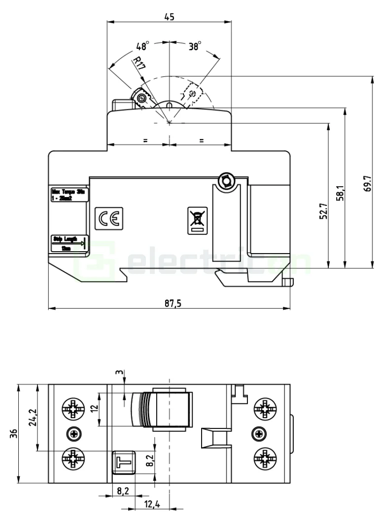 Intreruptor RCCB 63A/100mA ETI - 002061123 [2]