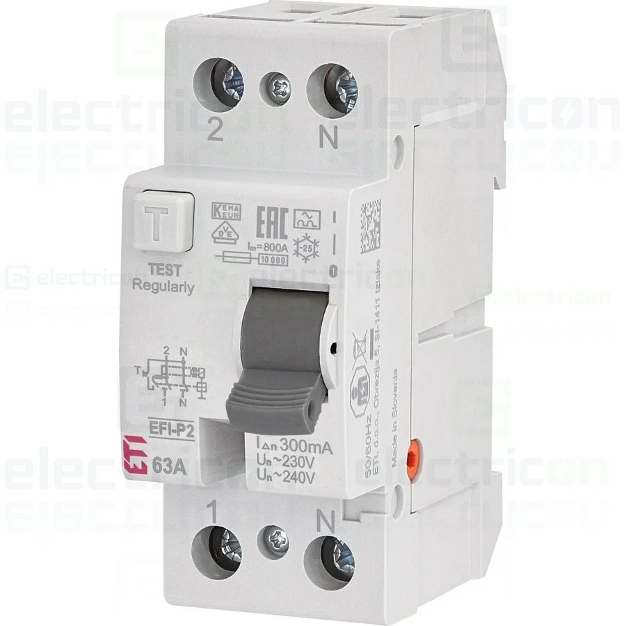 Intreruptor RCCB 63A/300mA ETI - 002061133 [1]