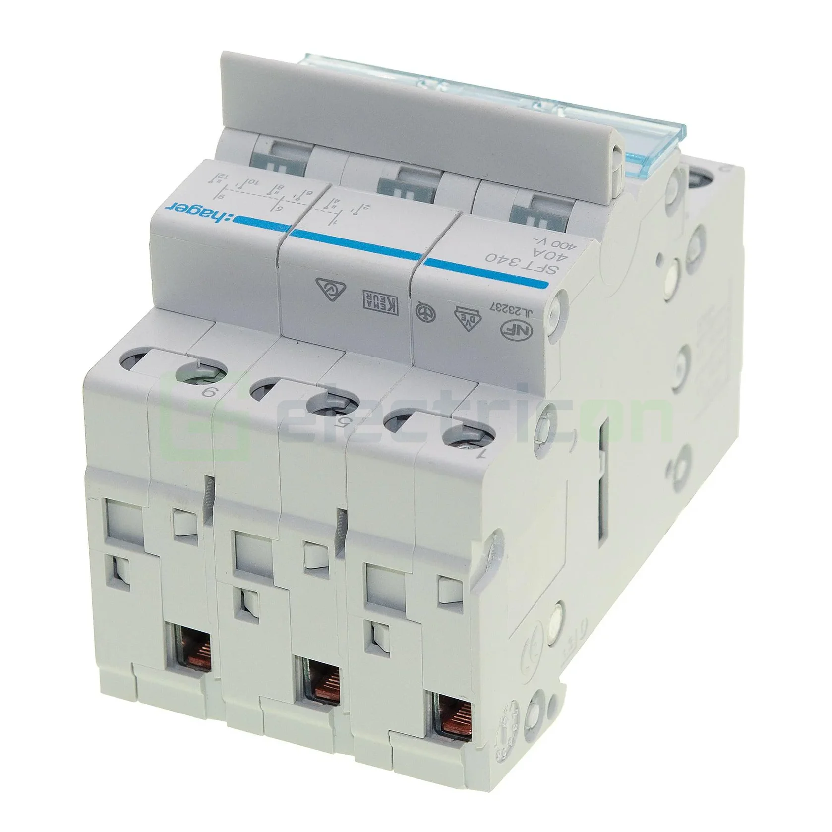 Inversor 3P 40A, 400V I-0-II, punct comun superior 3M [3]