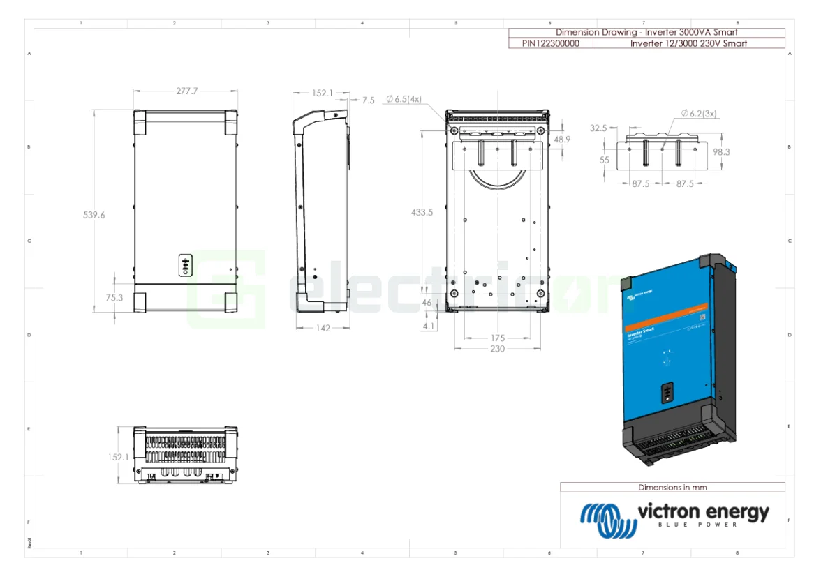 Invertor   Inverter 12V 3000VA Victron Energy Phoenix Inverter 12 3000 Smart [3]