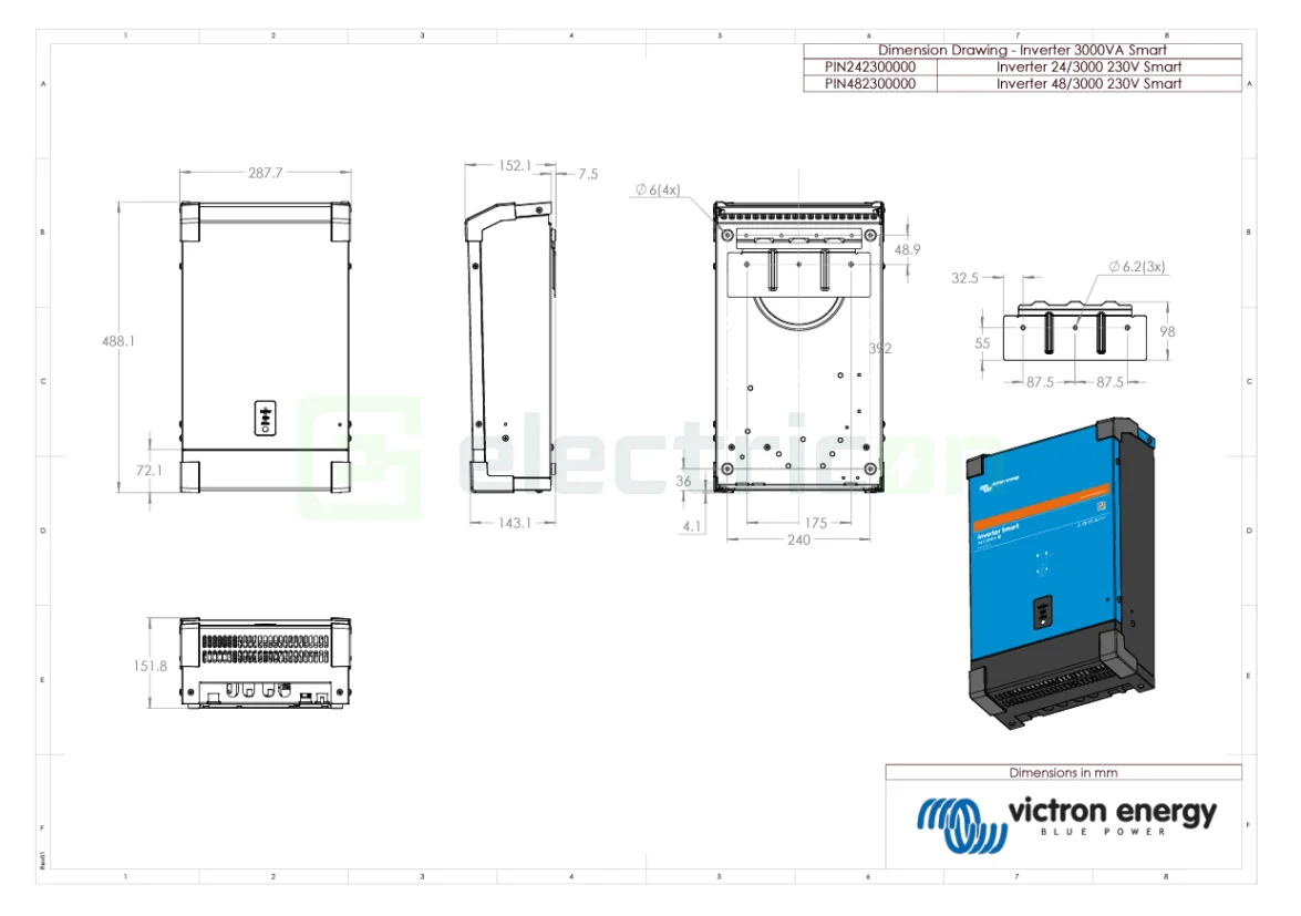 Invertor   Inverter 24V 3000VA Victron Energy Phoenix Inverter 24 3000 Smart [3]