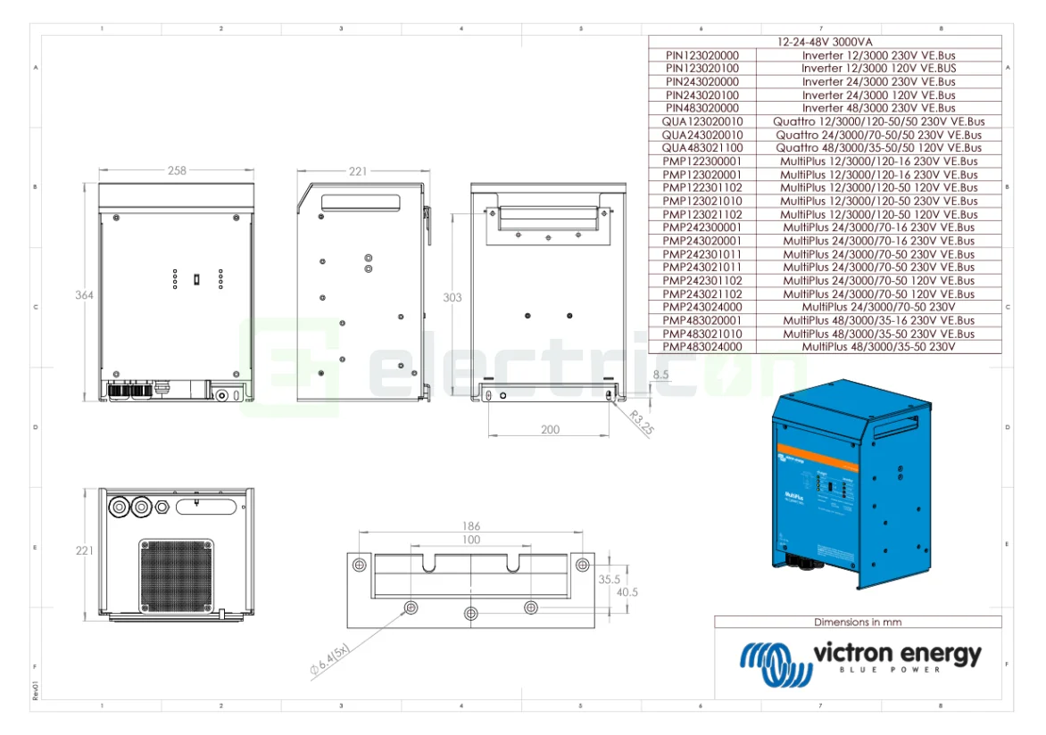 Invertor   Inverter 48V 3000VA Victron Energy Phoenix Inverter 48 3000 [4]