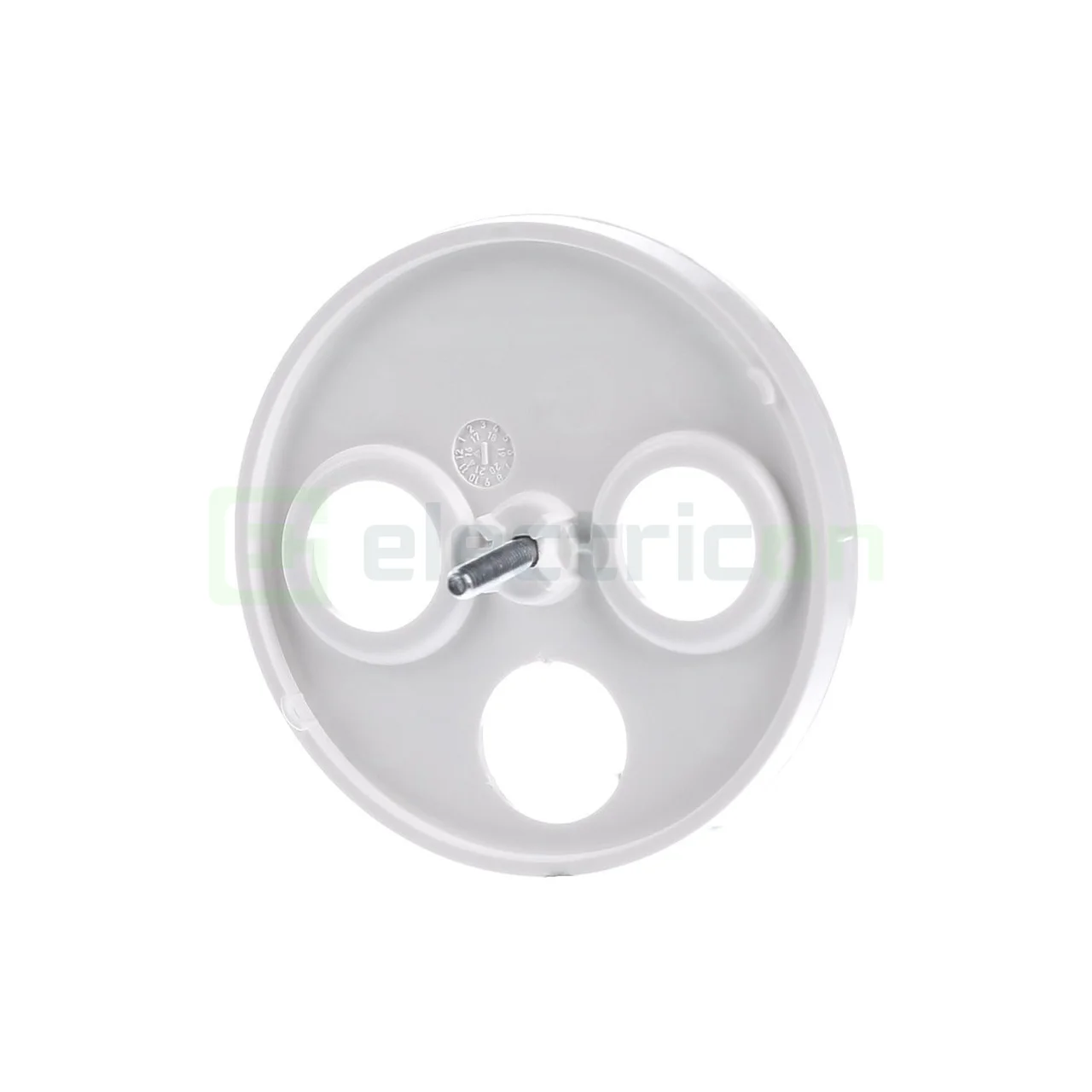 Masca priza RTV-SAT, R.1/R.3/R.clasic , alb polar , lucios 12032089, Hager, 12032089 [4]