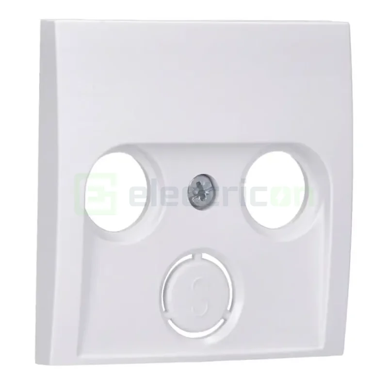 Mască priză RTV-SAT S1/B3/B7 Hager alb polar mat [4]