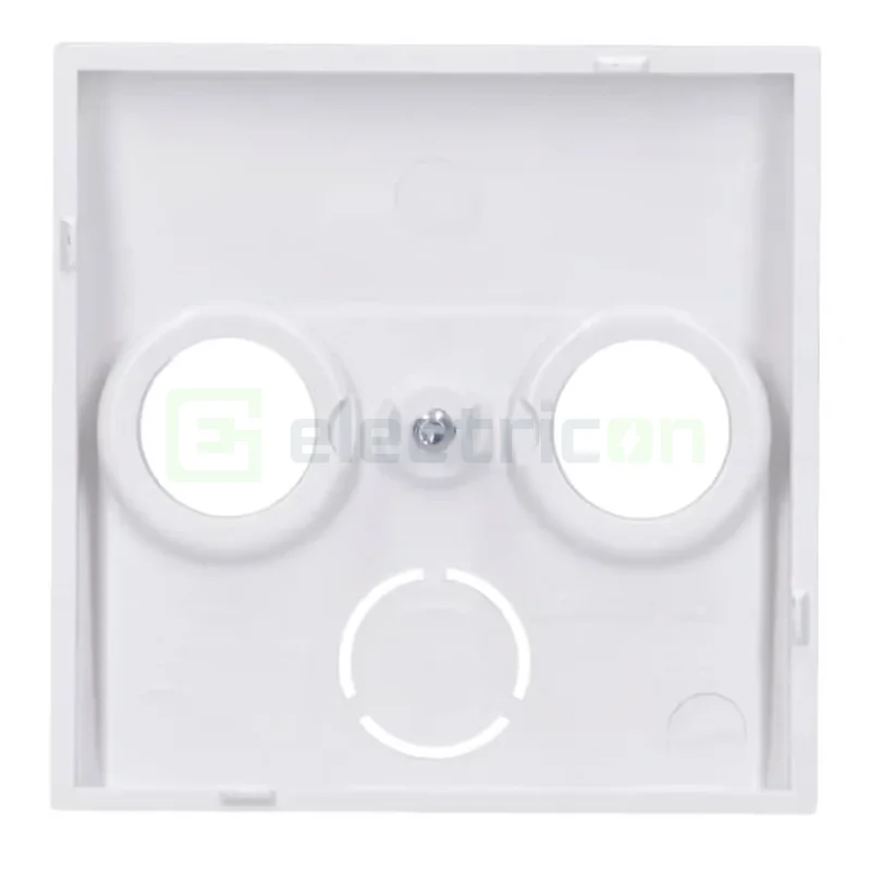 Mască priză RTV-SAT S1/B3/B7 Hager alb polar mat [3]