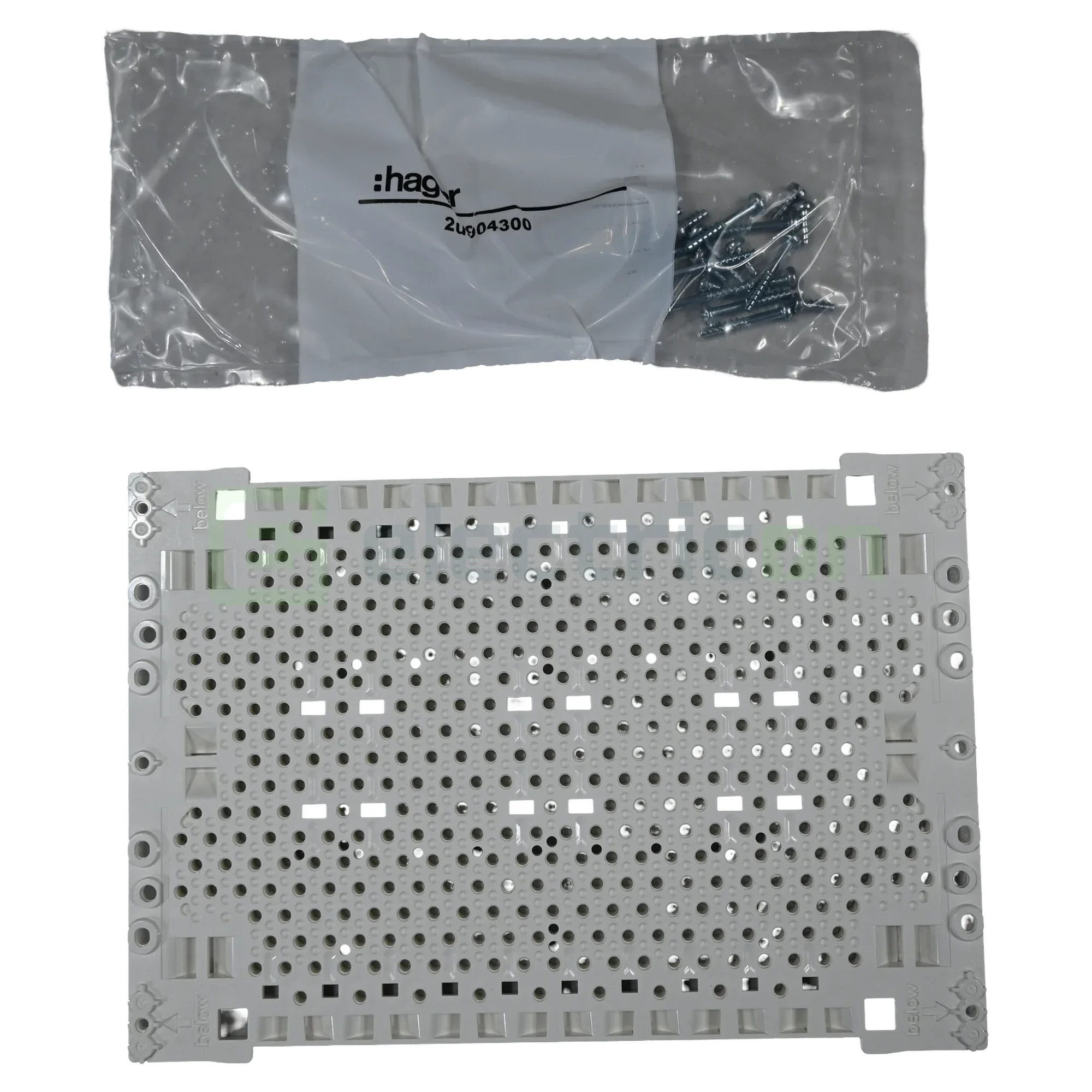 Panou de montaj din plastic 175x250mm pentru tablouri FWU si FWB Hager, UM00M0 [4]