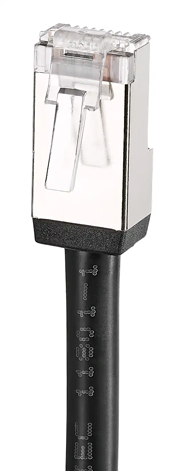 Patchcablu RJ45S, ecranat, cat 6A, 10GBps, pentru uz exterior PE, 0.5 m, Schrack , H6GWS00K5S [3]