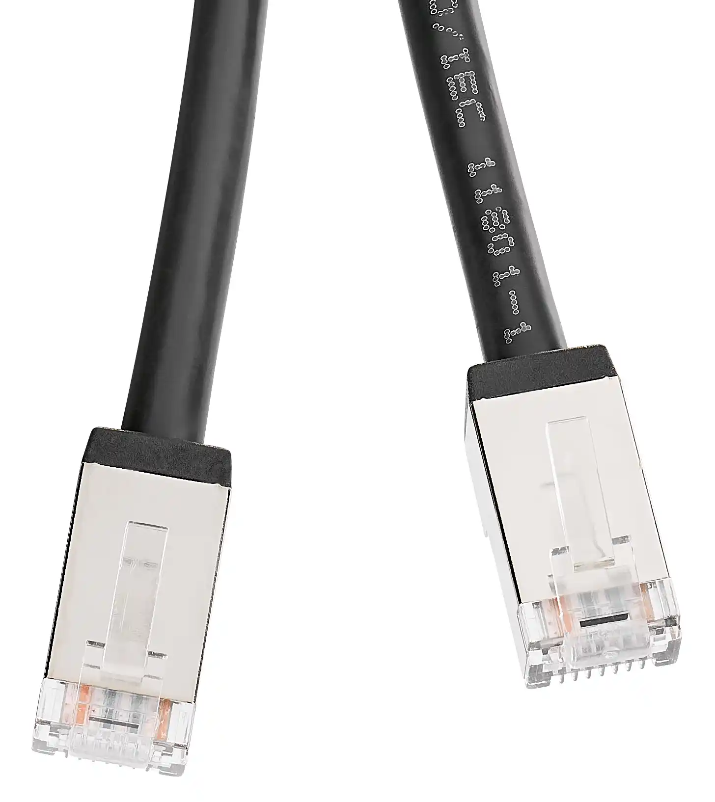 Patchcablu RJ45S, ecranat, cat 6A, 10GBps, pentru uz exterior PE, 0.5 m, Schrack , H6GWS00K5S [2]