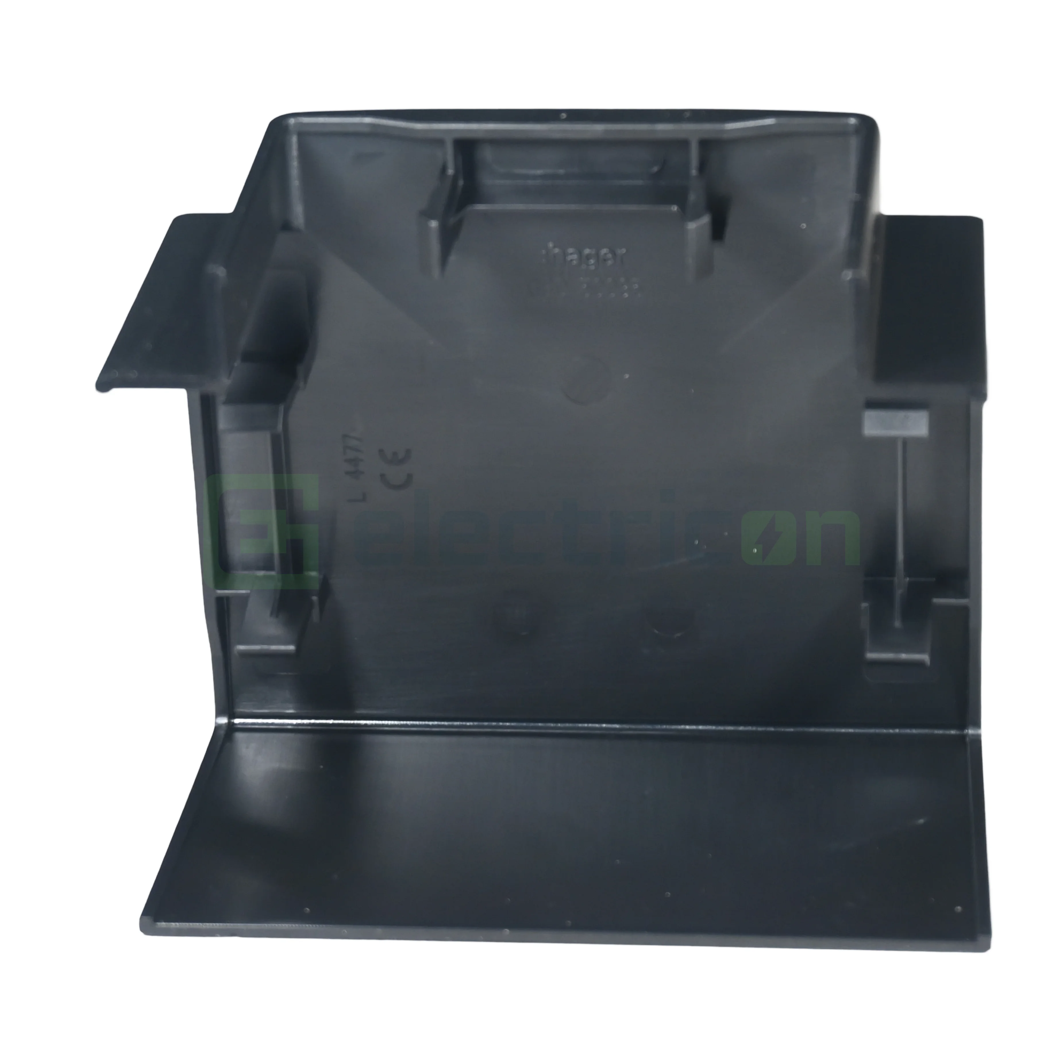 Piesă T GBD50085, 50x85, PVC, RAL9011, Hager, GBD5008589011 [3]