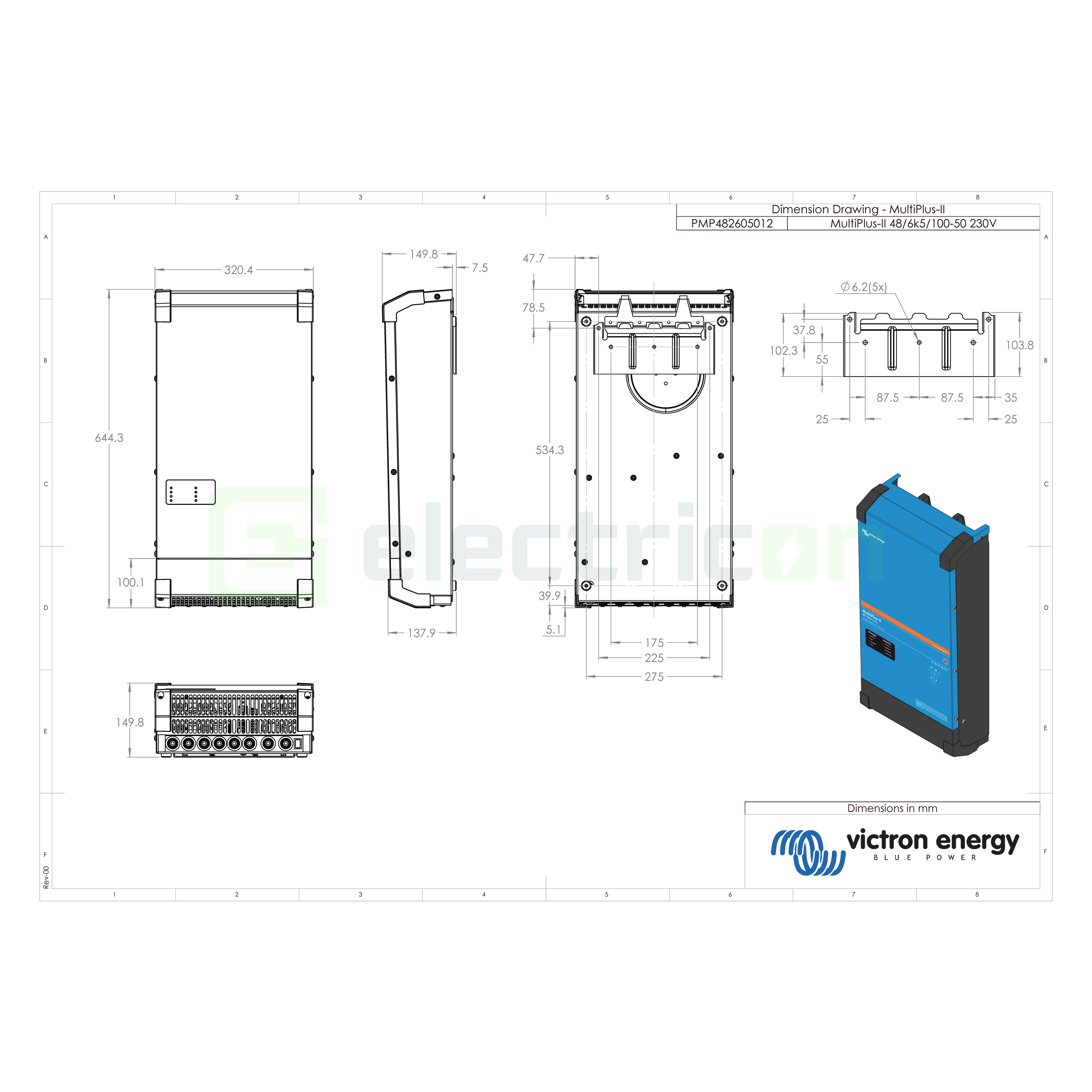 Invertor 48V MultiPlus-II 6.5kVA Victron PMP482605012 [7]