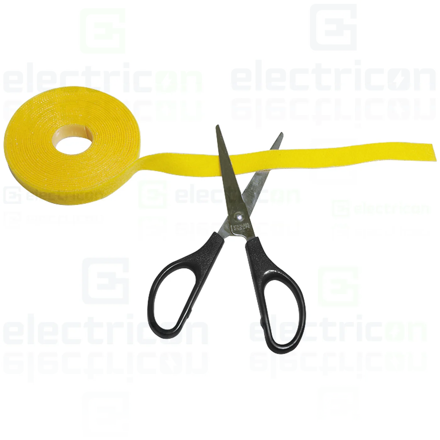 Colier velcro galben 16mm 4m Schrack organizare cabluri [3]