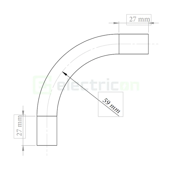 Racord PVC flexibil-rigid Kouvidis CONDUR HF IAS 16mm fără halogeni 4013016 [2]