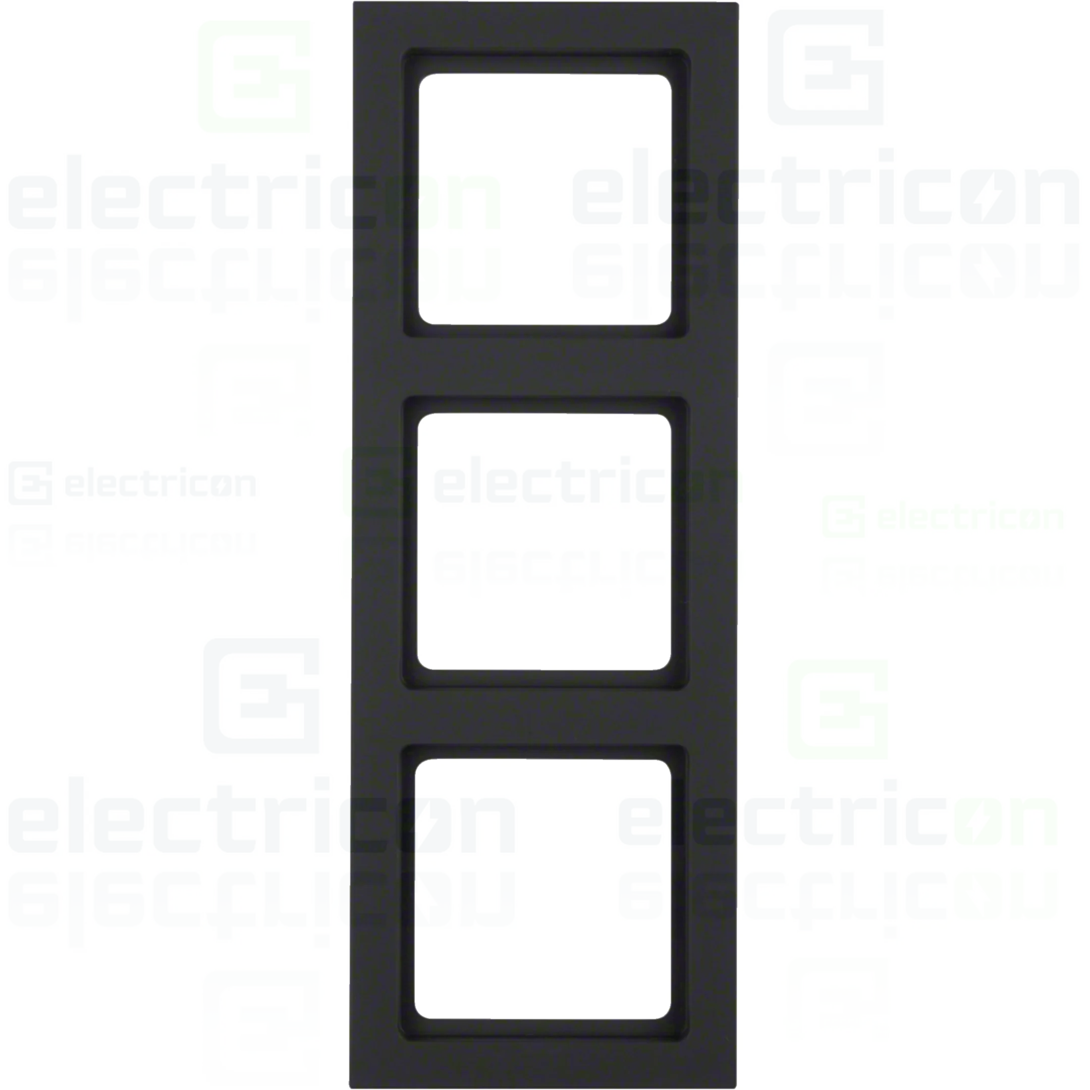 Rama aparataj 3 module antracit Q.3 Berker 10136096 [6]