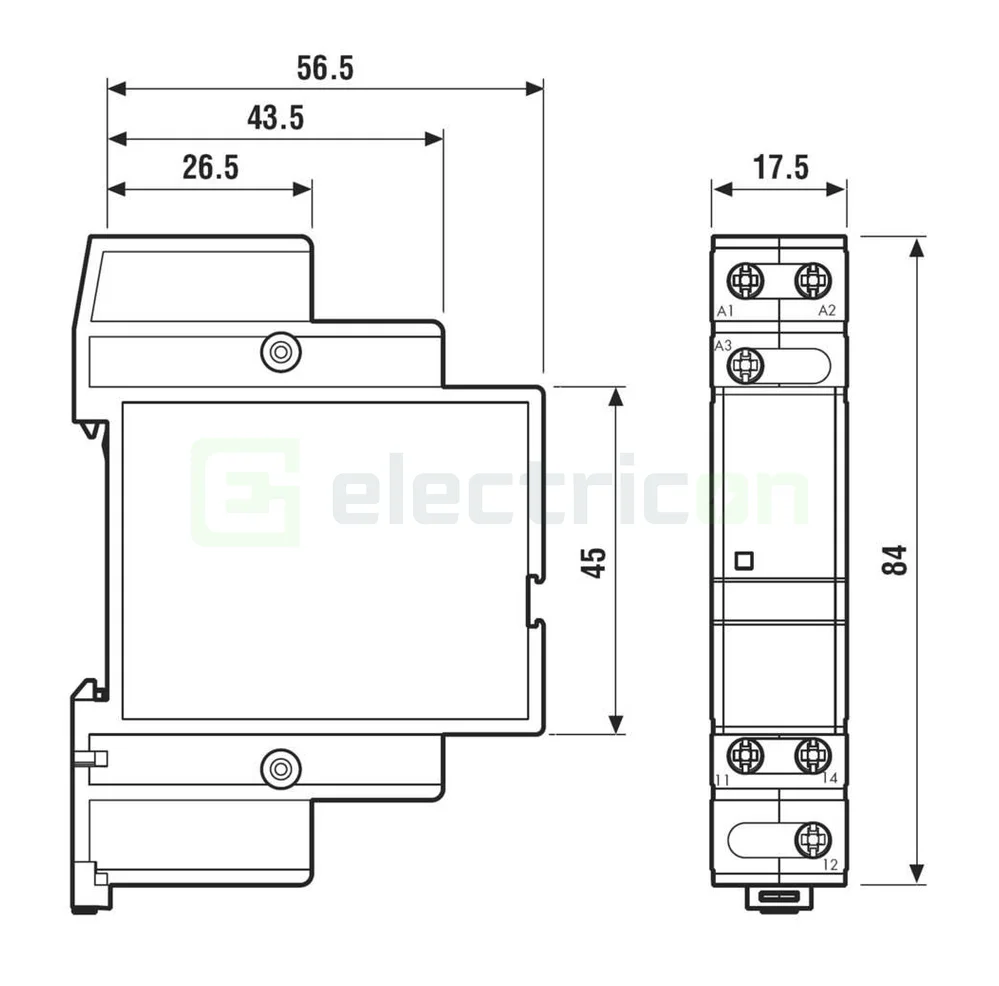 Releu monitorizare tensiune trifazic 208-480V Finder 70.61.8.400.0000 [3]