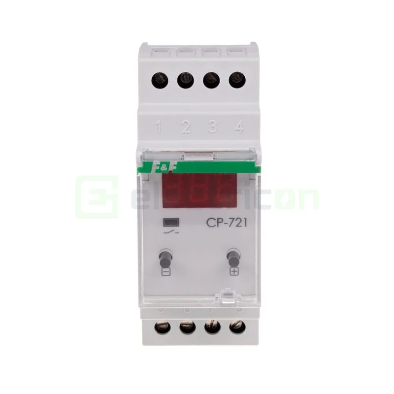 Releu tensiune monofazat 2x8A display CP-721 F&F [2]