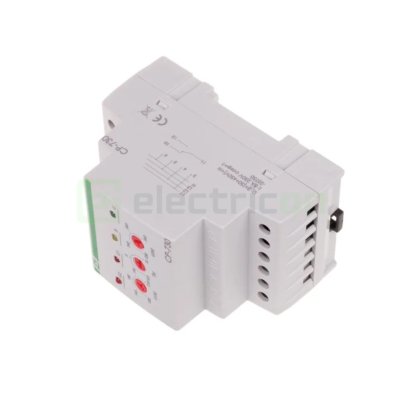 Releu tensiune trifazat blocare timp 10A CP-730 F&F Filipowski [3]