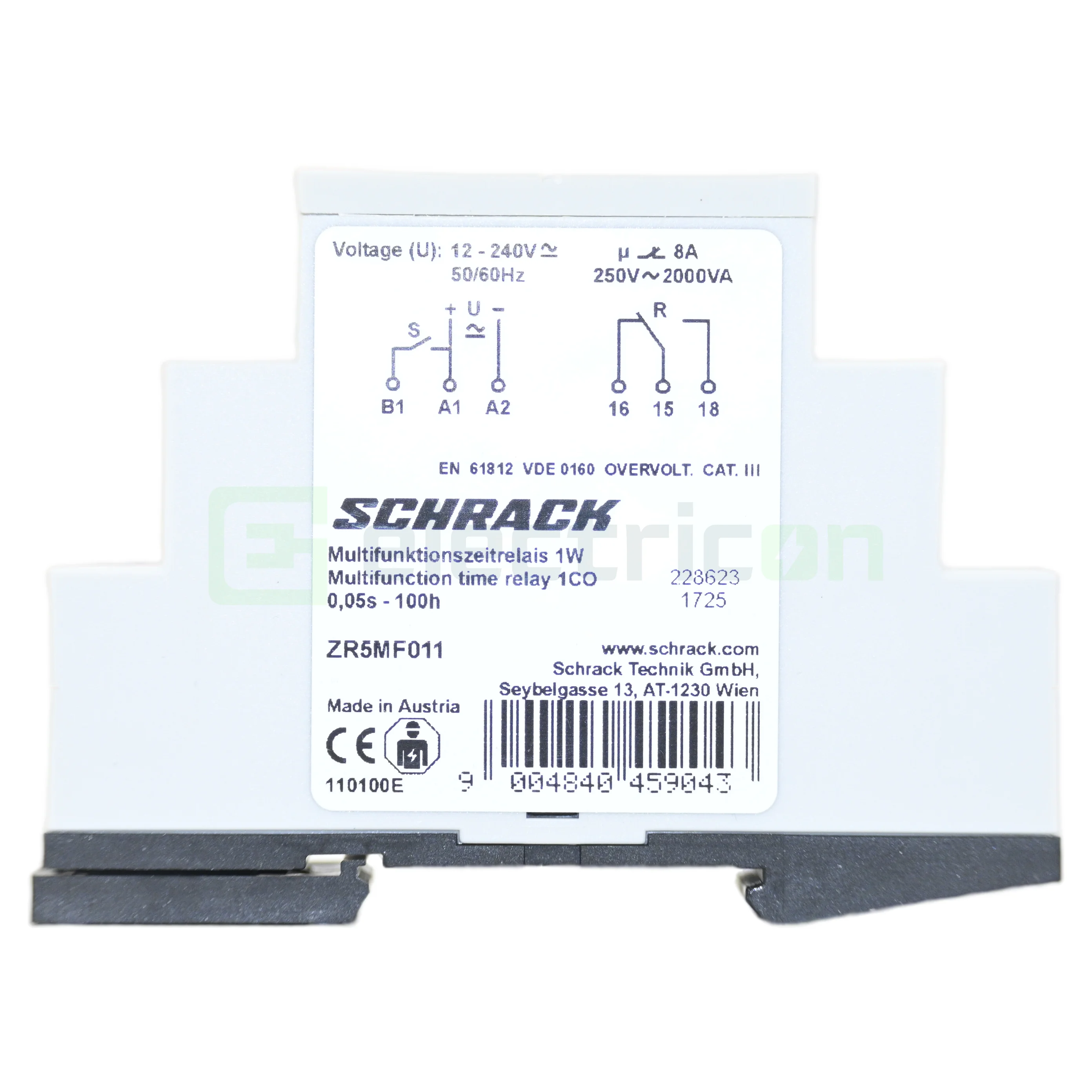 Releu timp 24-240VAC/DC multifuncțional 8A 1CC Generic ZR5MF011 [5]