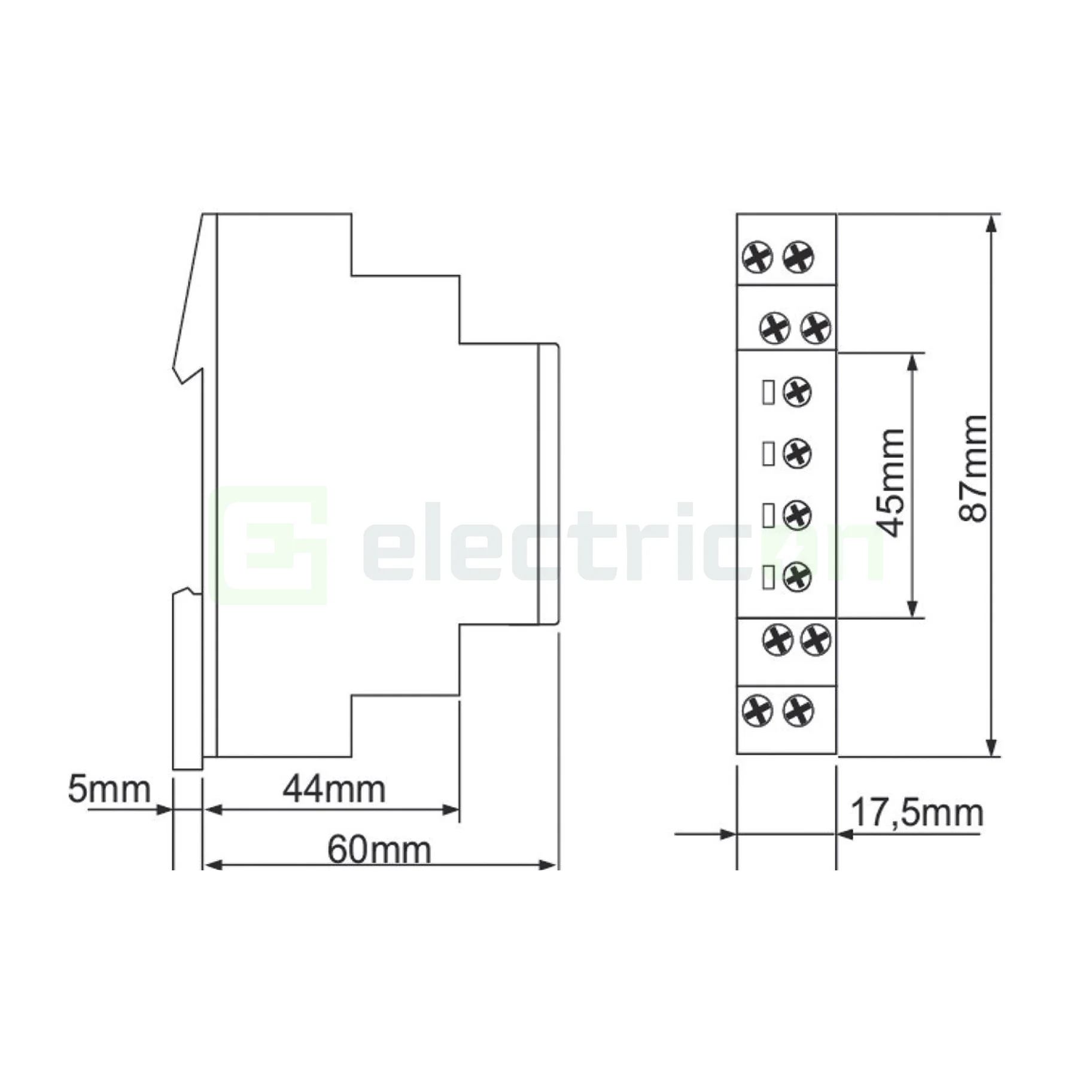 Releu timp 24-240VAC/DC multifuncțional 8A 1CC Generic ZR5MF011 [7]