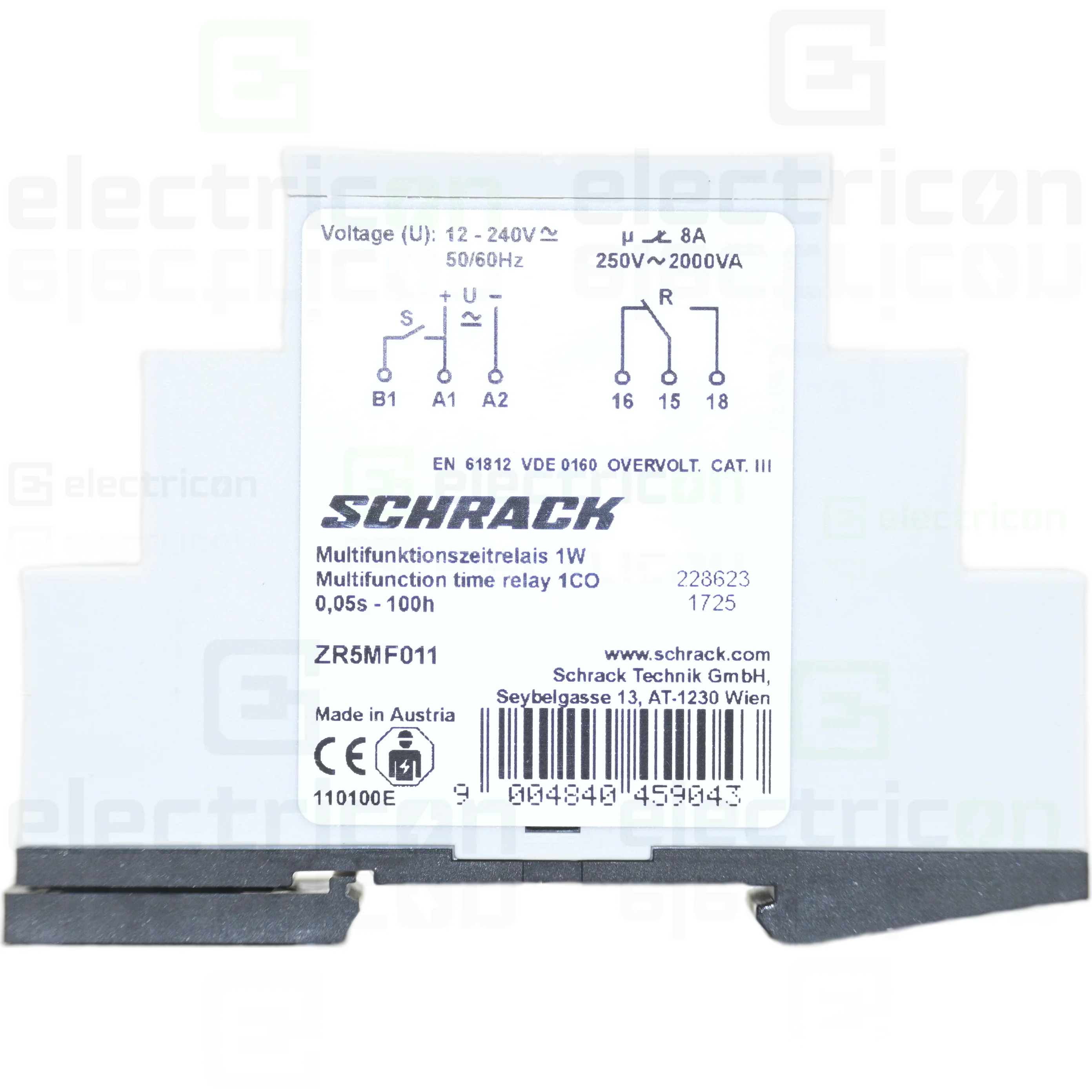 Releu timp 24-240VAC/DC multifuncțional 8A 1CC Generic ZR5MF011 [5]