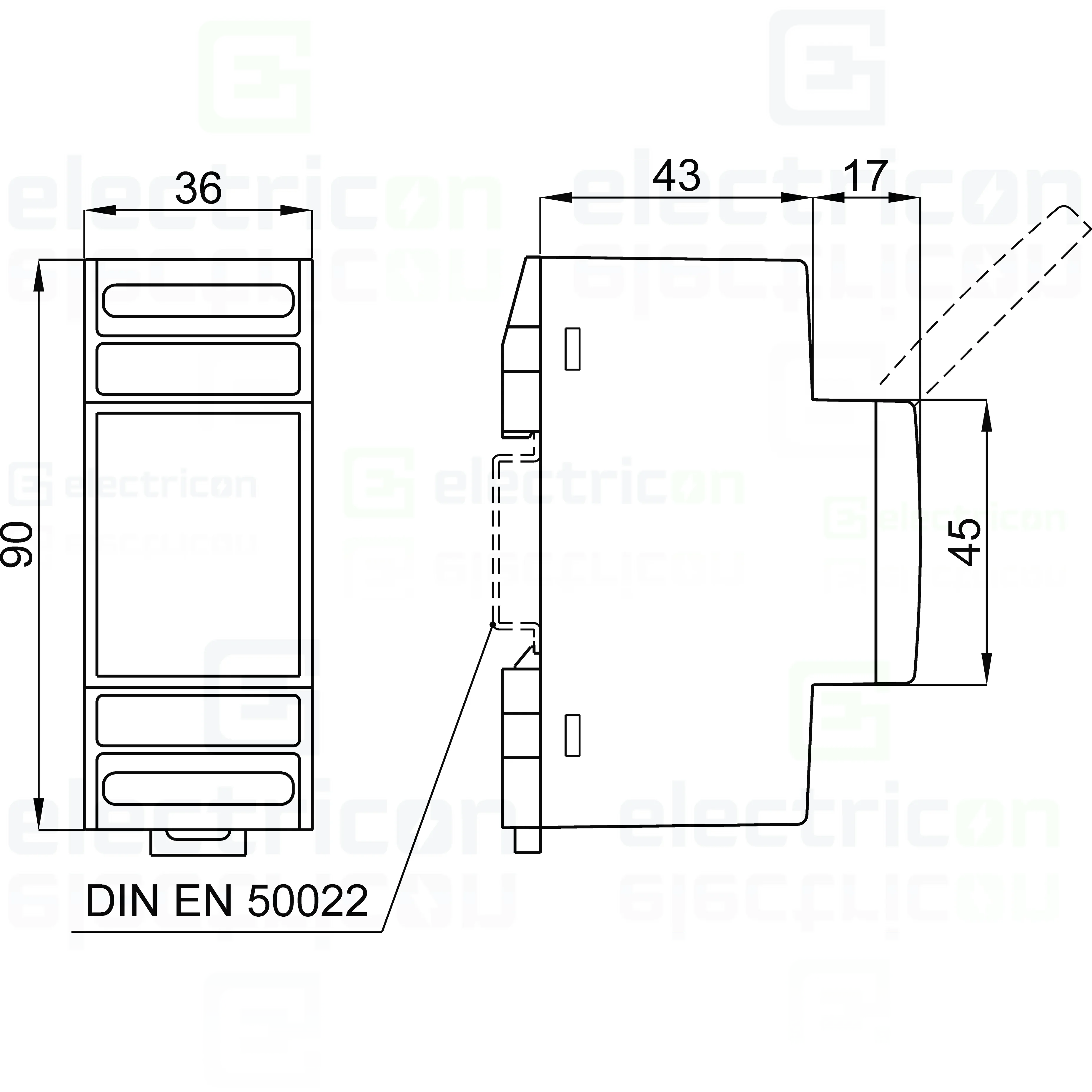 Releu diferențial Schrack BXFIB100, tip A, LCD, 30mA-3A, avansat [7]