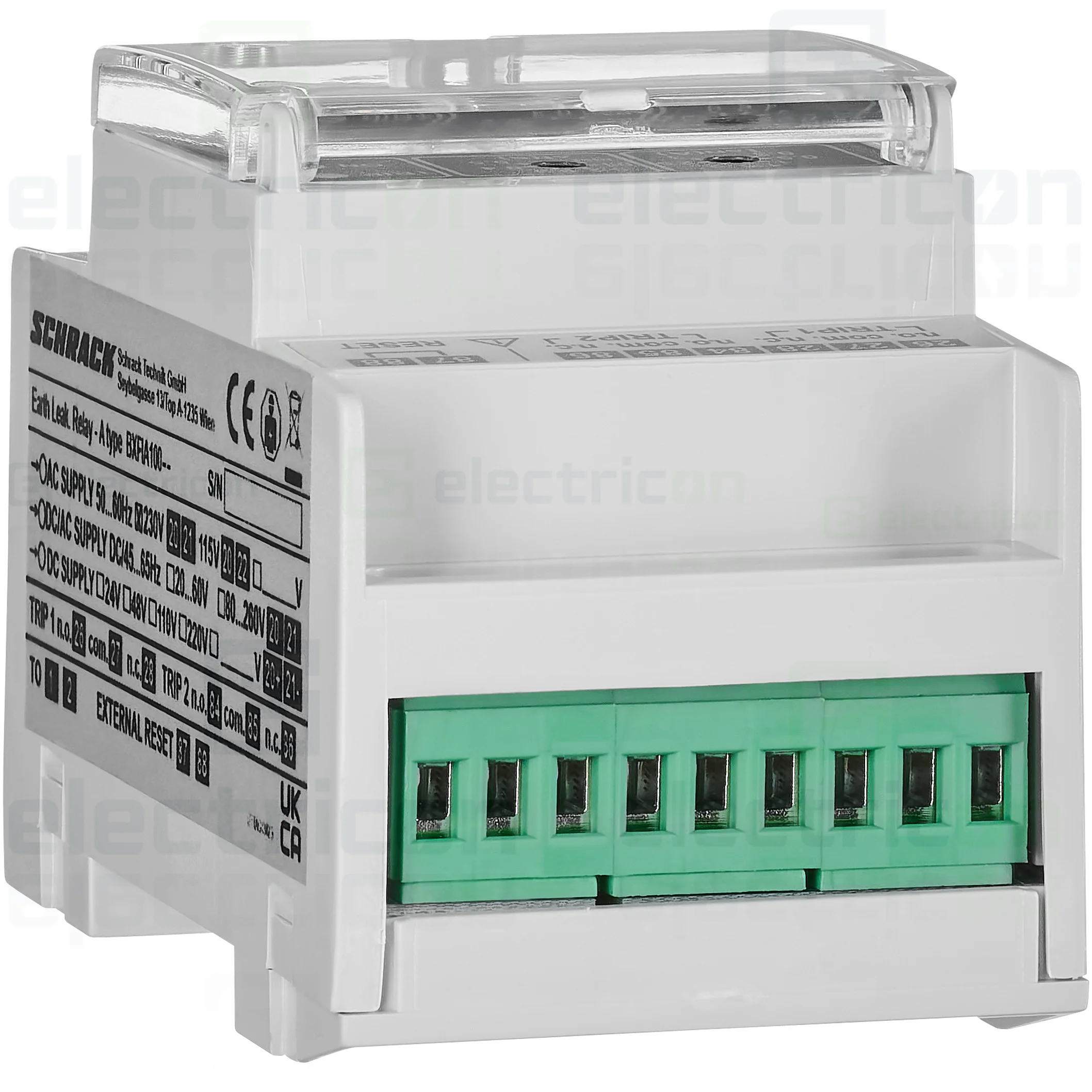 Releu diferential tip A, fara display, de la 30 mA la 3 A, Schrack [6]