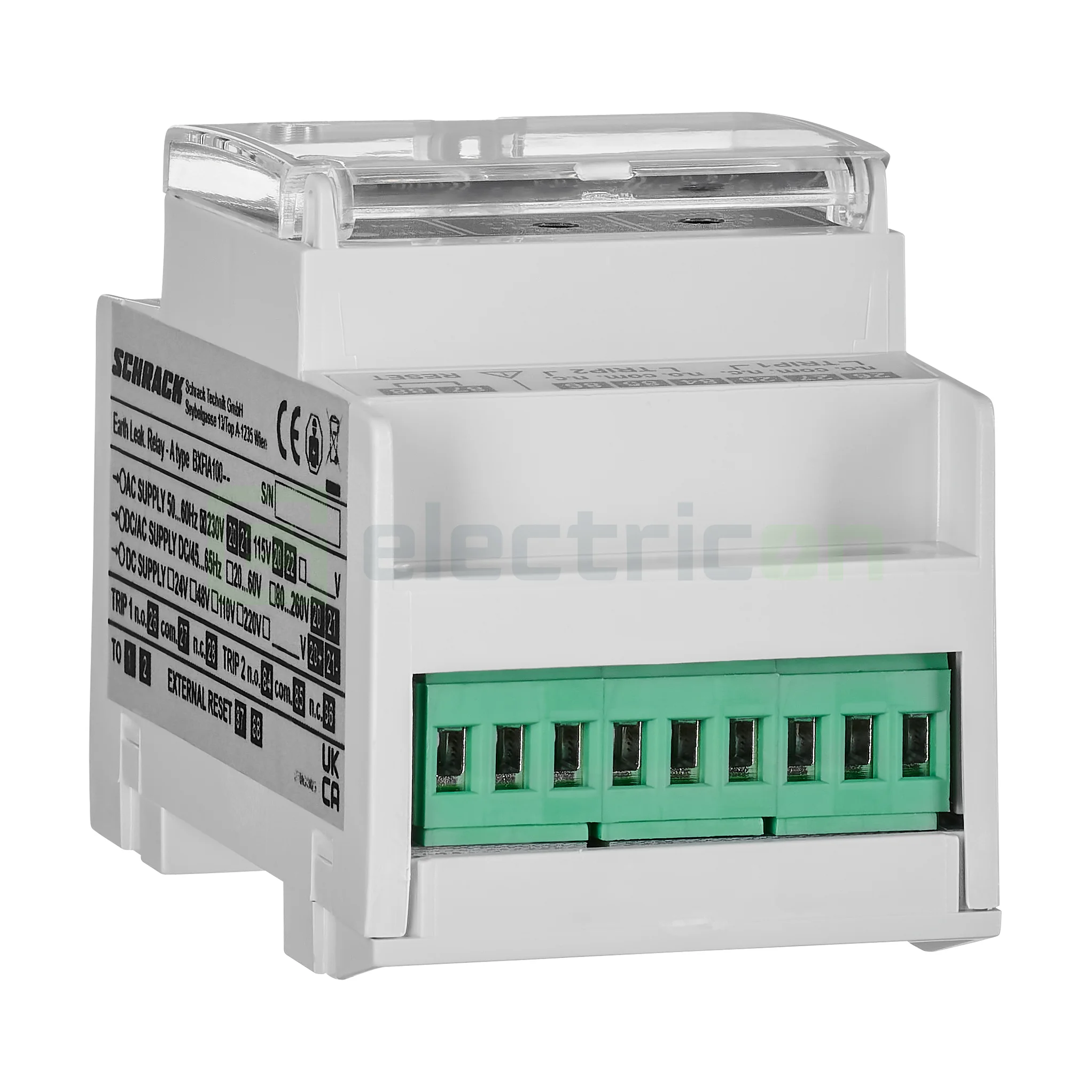 Releu diferential tip A, fara display, de la 30 mA la 3 A, Schrack [6]