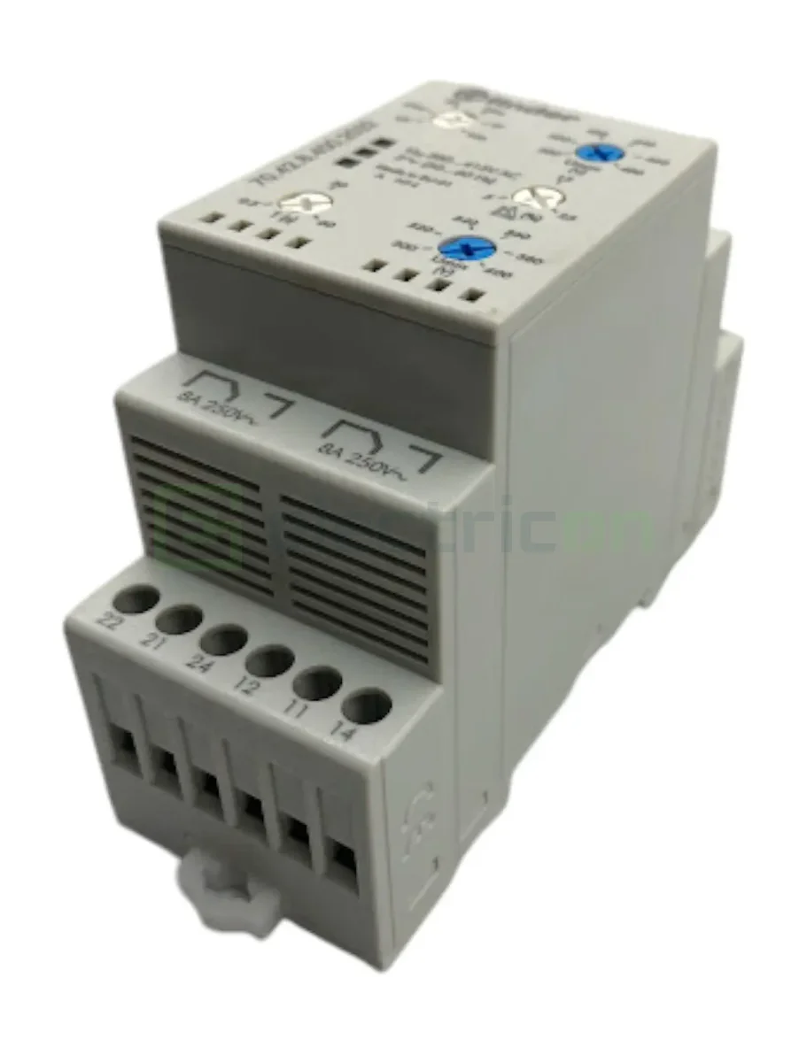 Releu monitorizare pentru tensiune trifazată,reglabil, 2C,8A, 250V, 2kVA, Finder,70.42.8.400.2032 [6]