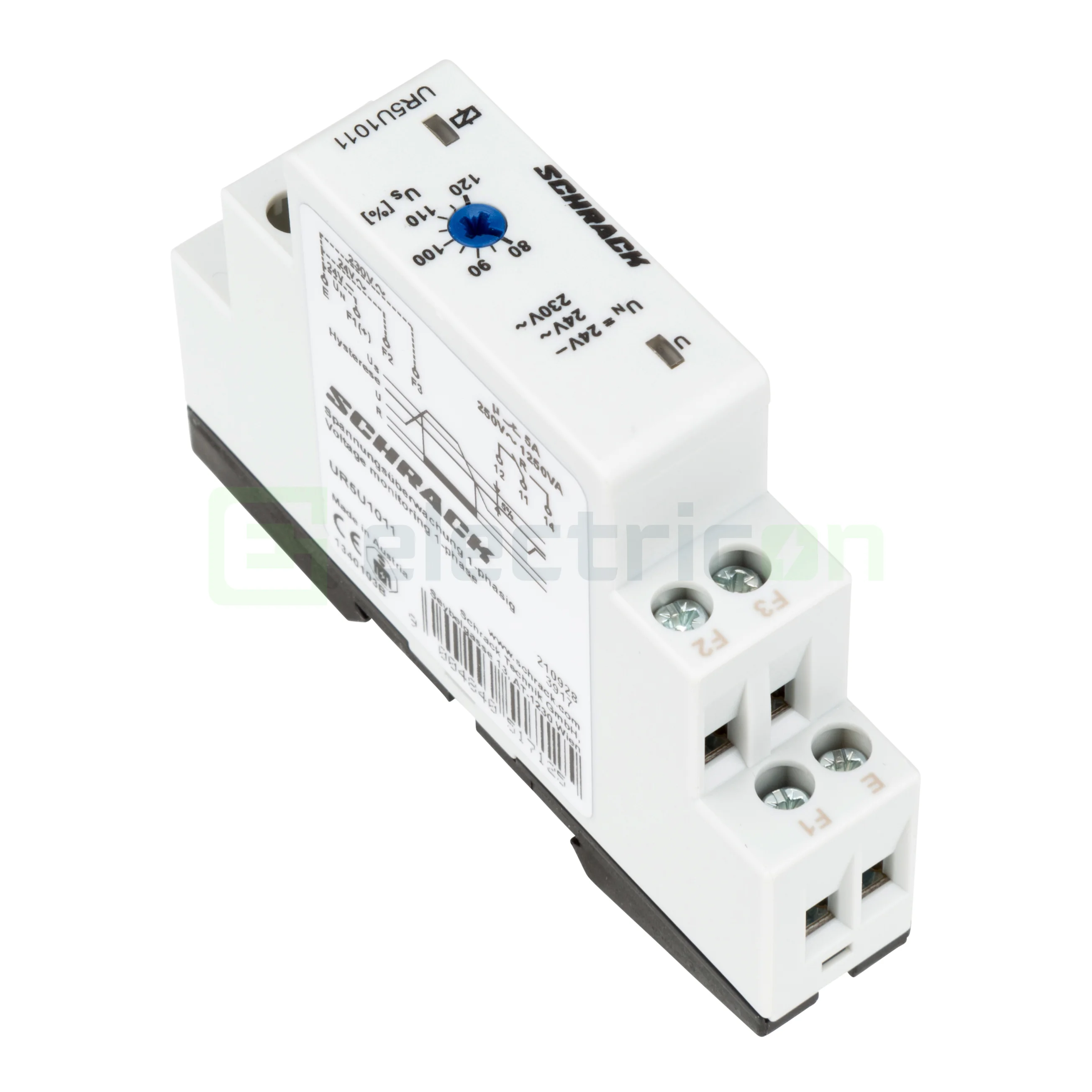 Releu monitorizare sistem monofazat, 240VAC/DC sau 230VAC, 5A, 1M, 1CC, Schrack,  UR5U1011 [5]