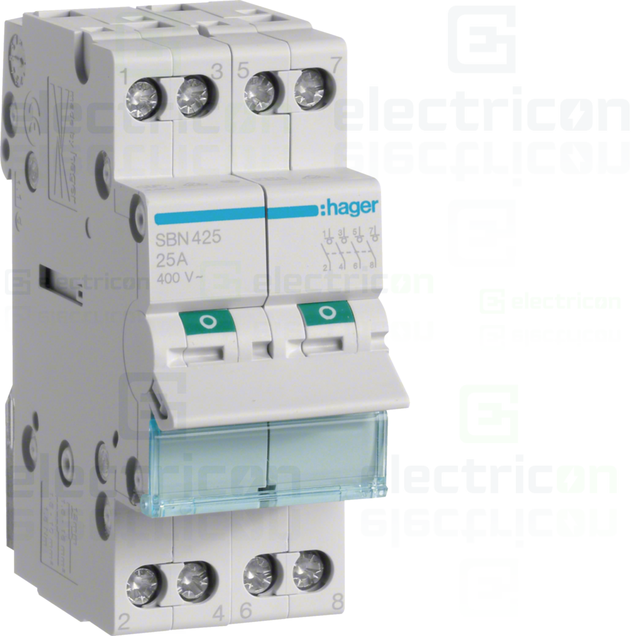 Separator sarcina, 4P, 25A, 400VAC, Hager, SBN425 [1]