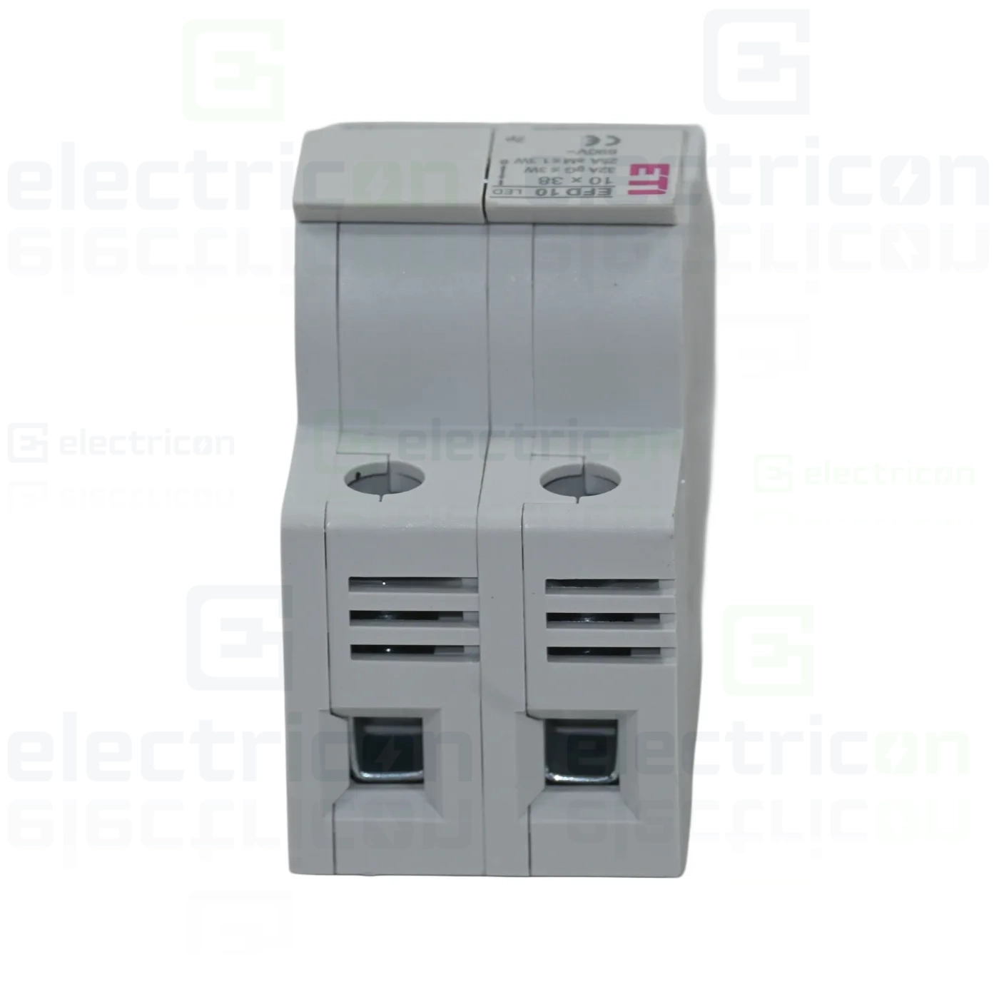 Separator fuzibil (soclu), pentru CH10x38, maxim 32A, 2P, cu LED,EFD 10 2p LED,  ETI, 002540013 [5]