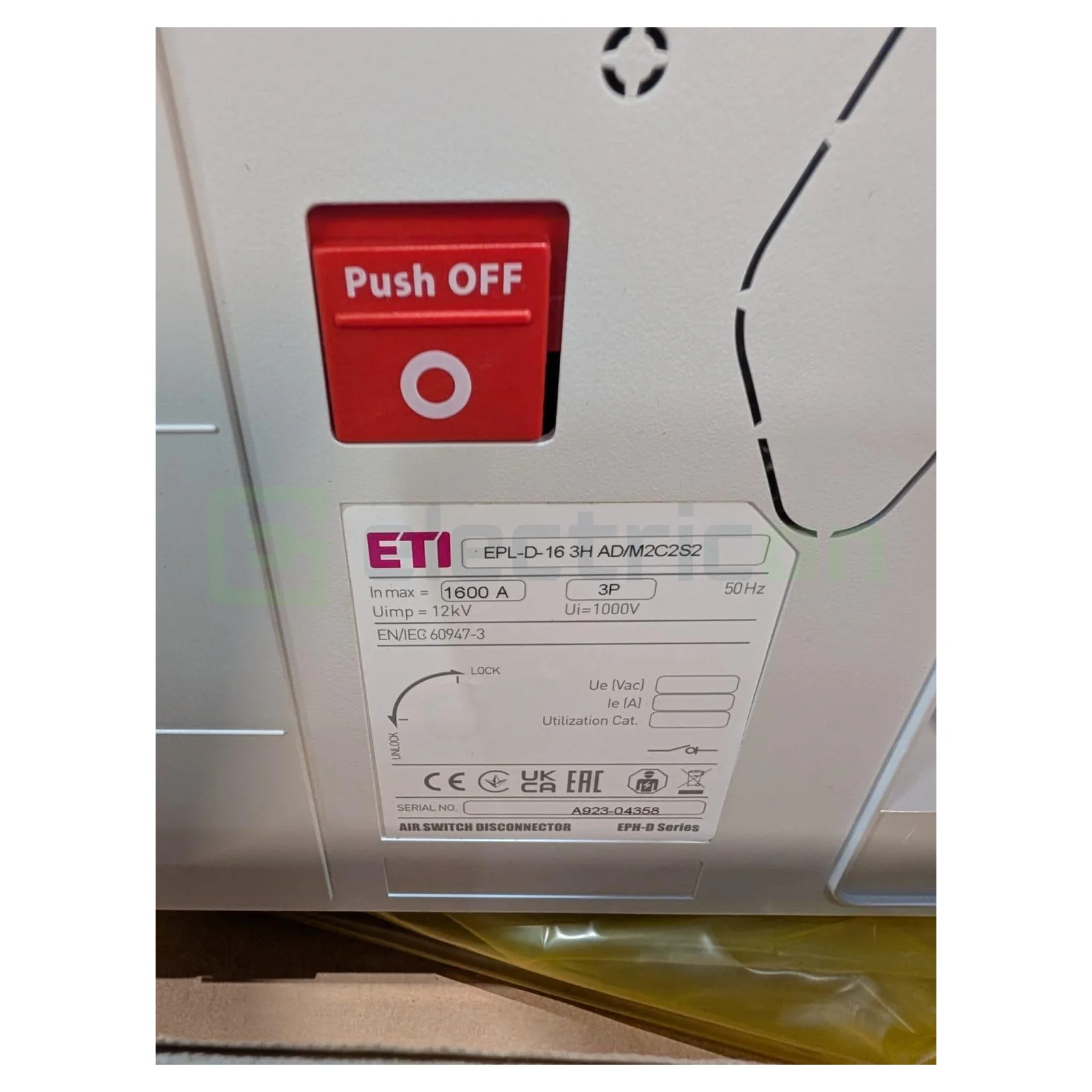 Separator sarcina trifazat 3P 690V 1600A ETI 004696604 [4]