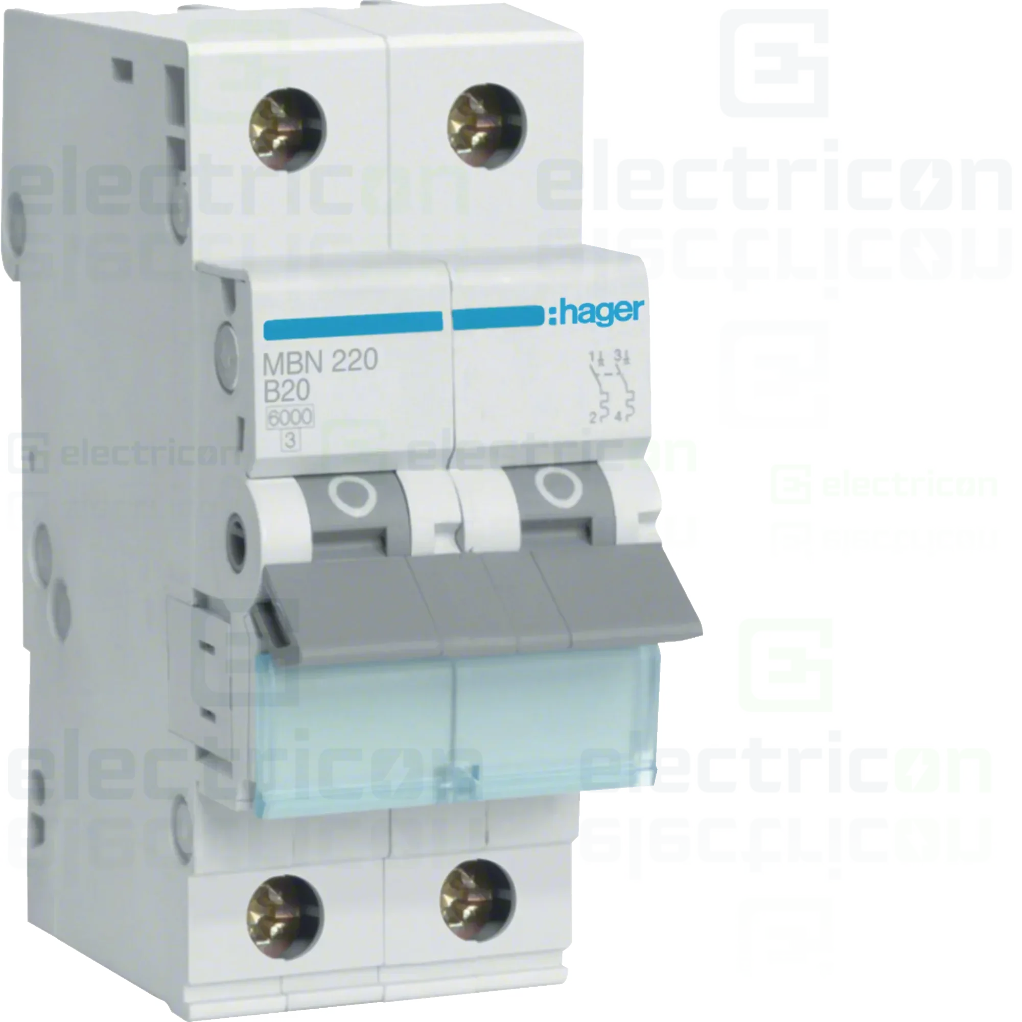 Disjunctor MCB B20A Hager - MBN220 [1]