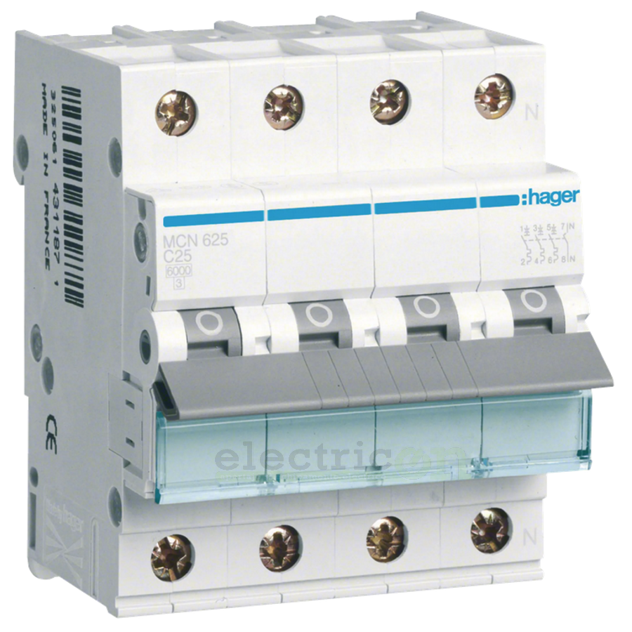 Siguranta MCB CN/AA Hager - MCN625 [1]