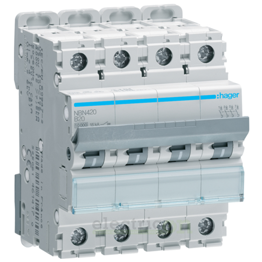 Disjunctor MCB B20A Hager - NBN420 [1]