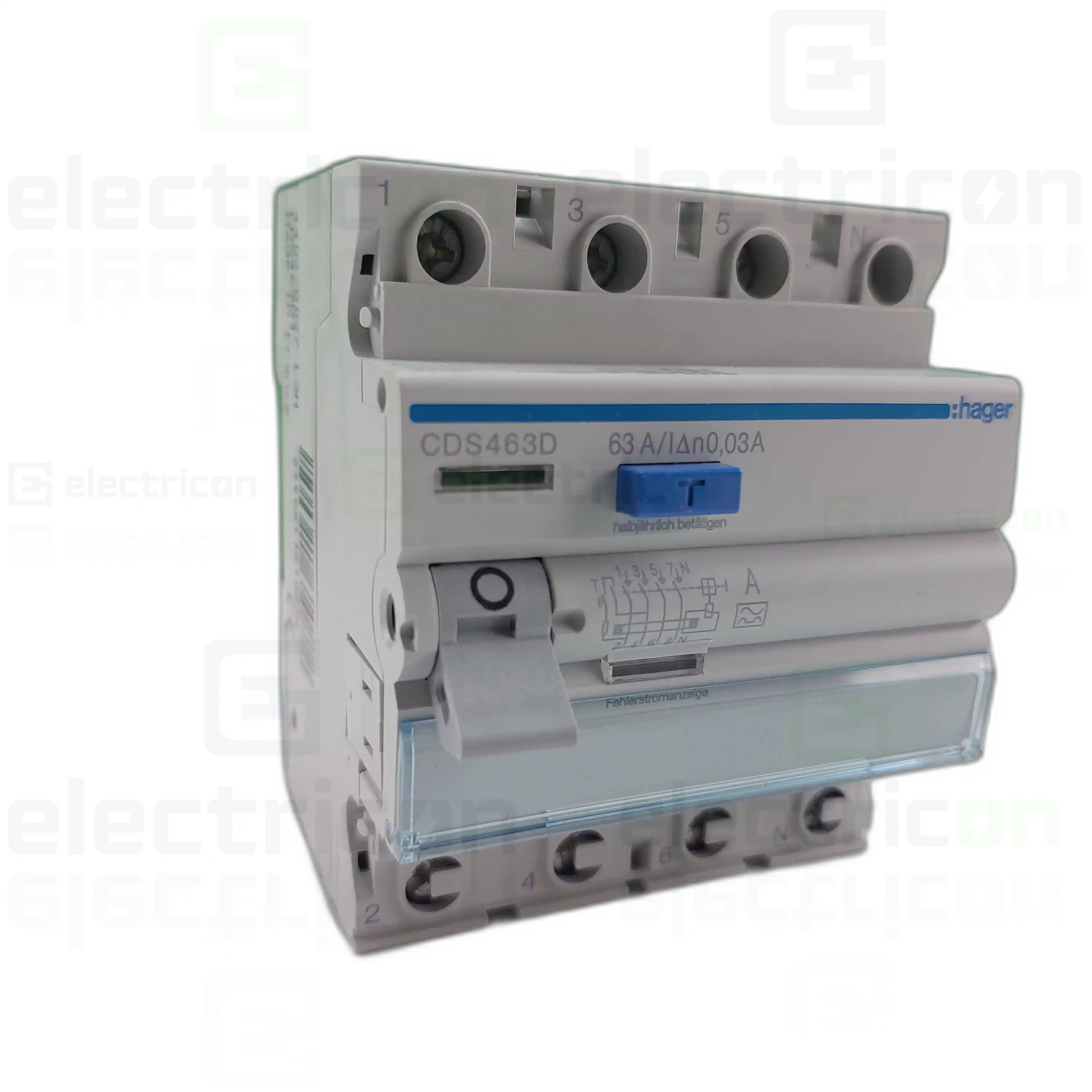 Intreruptor RCCB 63A/30mA Hager - CDS463D [2]