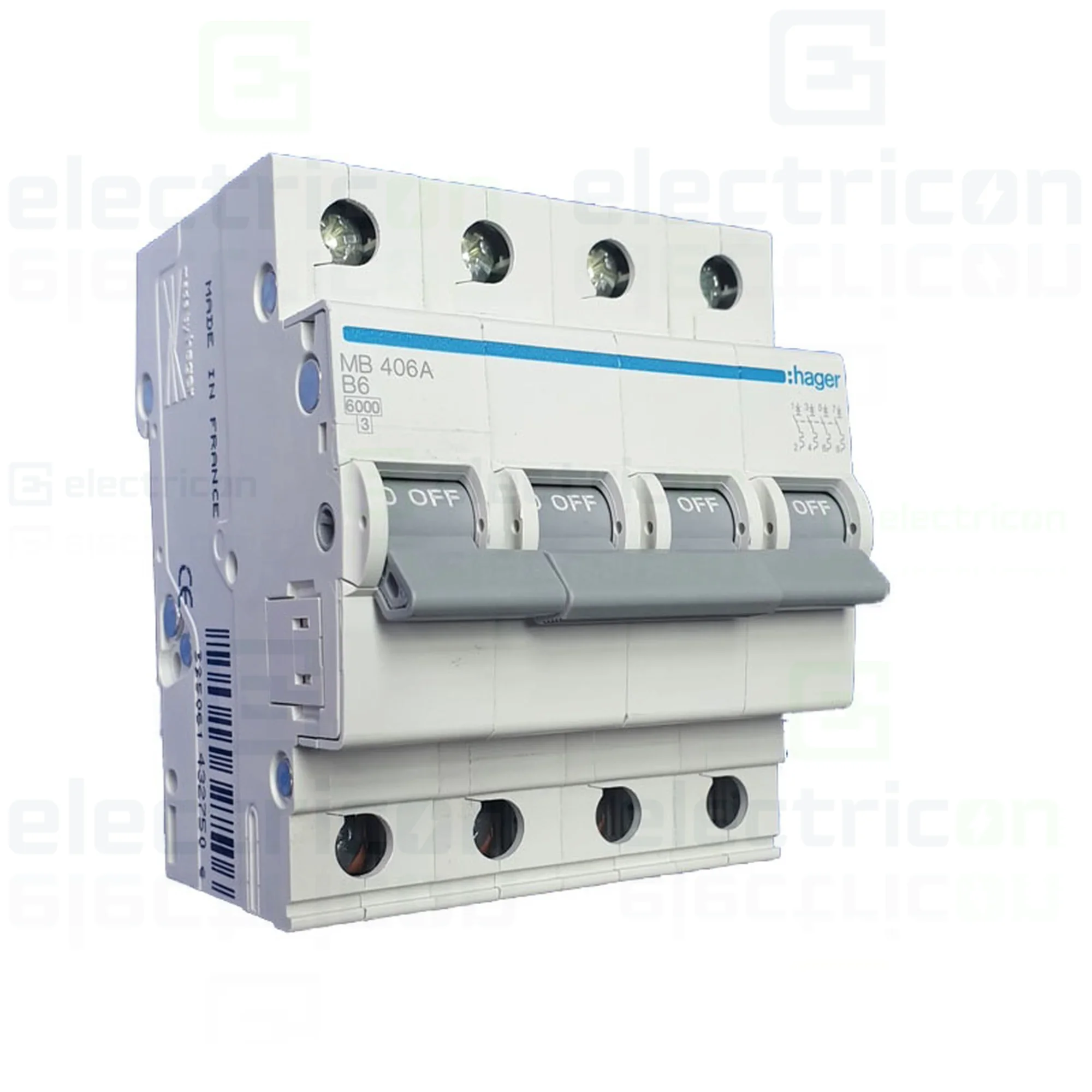 Intrerupator MCB B6A Hager - MB406A [1]