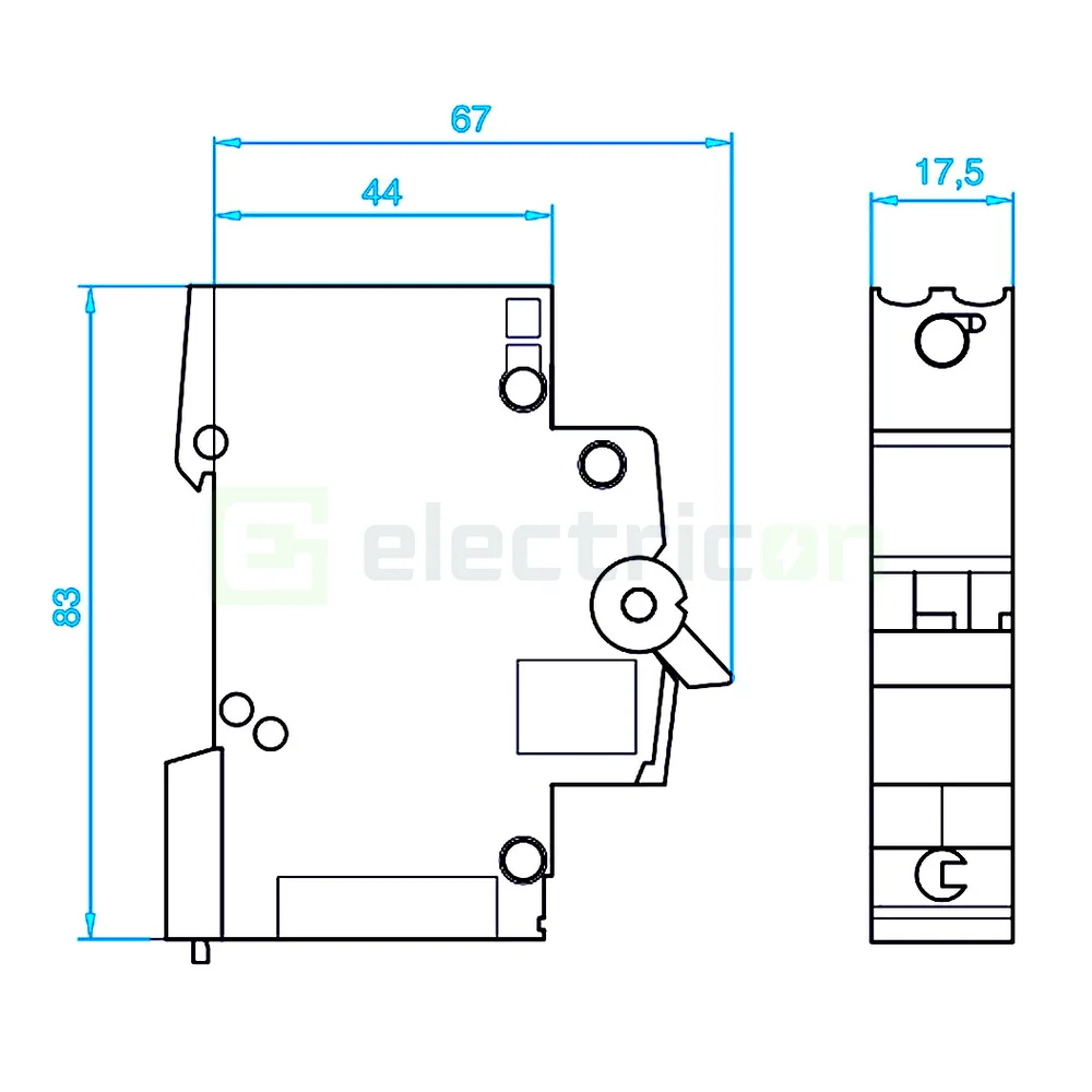 Siguranta MCB B20A Hager - MB120A [2]