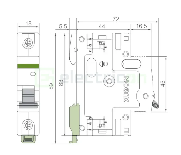 Intrerupator MCB B25A N/A - 100010 [3]