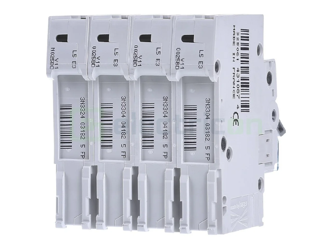 Disjunctor MCB Hager MBN640, 3P+N, curba B, 40A, 6kA [2]