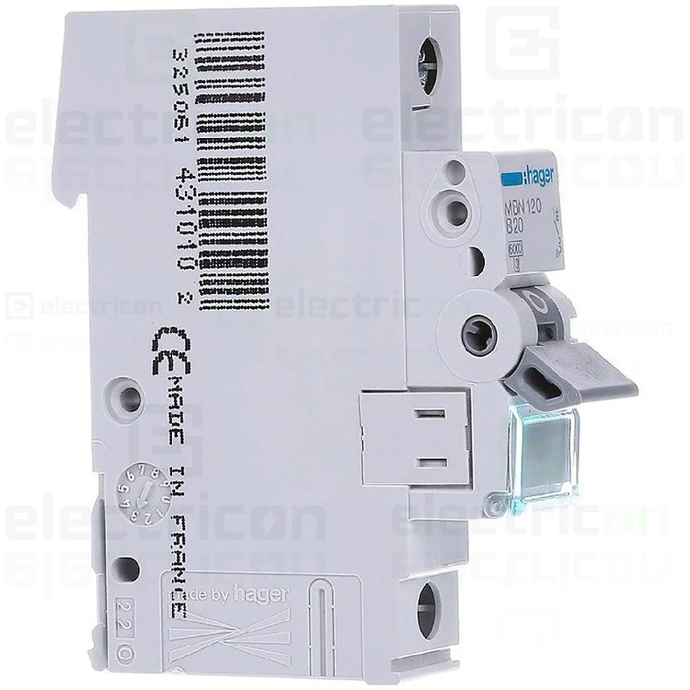 Disjunctor MCB Hager MBN150 1P curba B 50A [4]