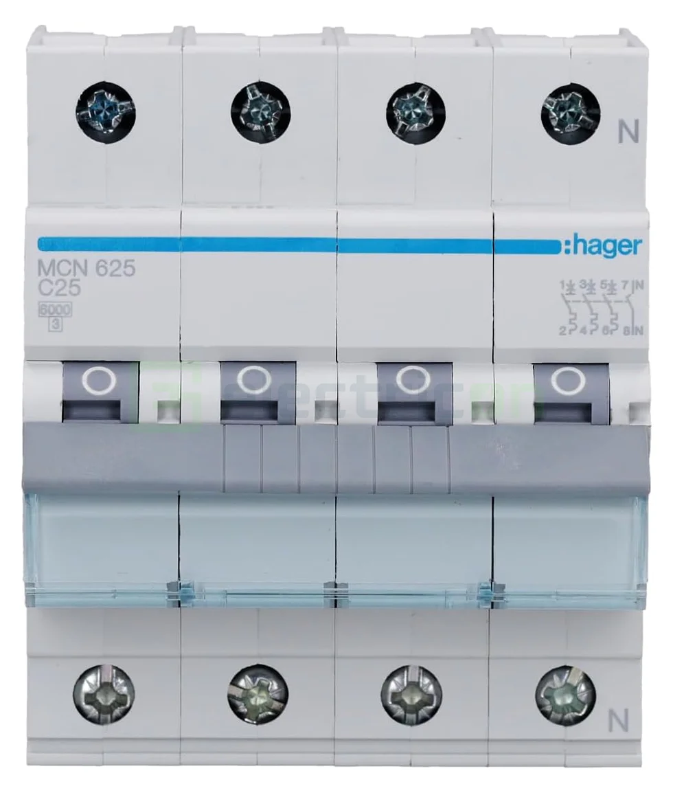 Siguranta MCB CN/AA Hager - MCN625 [4]