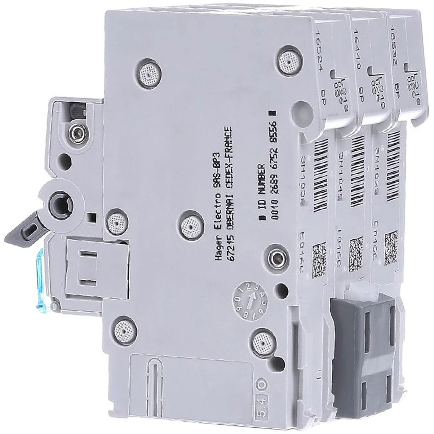Siguranta automata (disjunctor) MCB, curba C, 32 A, 3P, 6 kA, 3M, Hager, MCN332 [4]