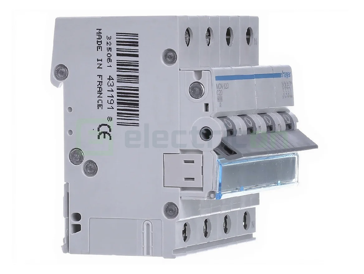 Disjunctor MCB C50A Hager - MCN650 [2]